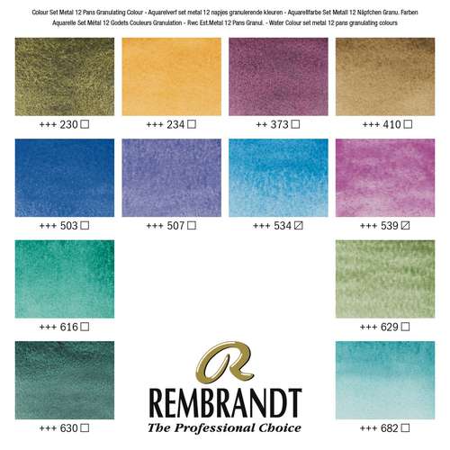 Talens REMBRANDT Aquarellkasten 