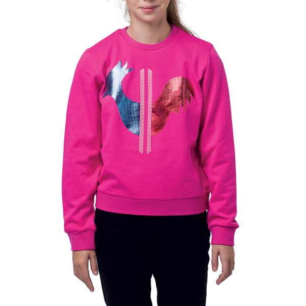 Sweatshirt ROSSIGNOL GIRL ROOSTER SWEAT RN PINK FUSHIA