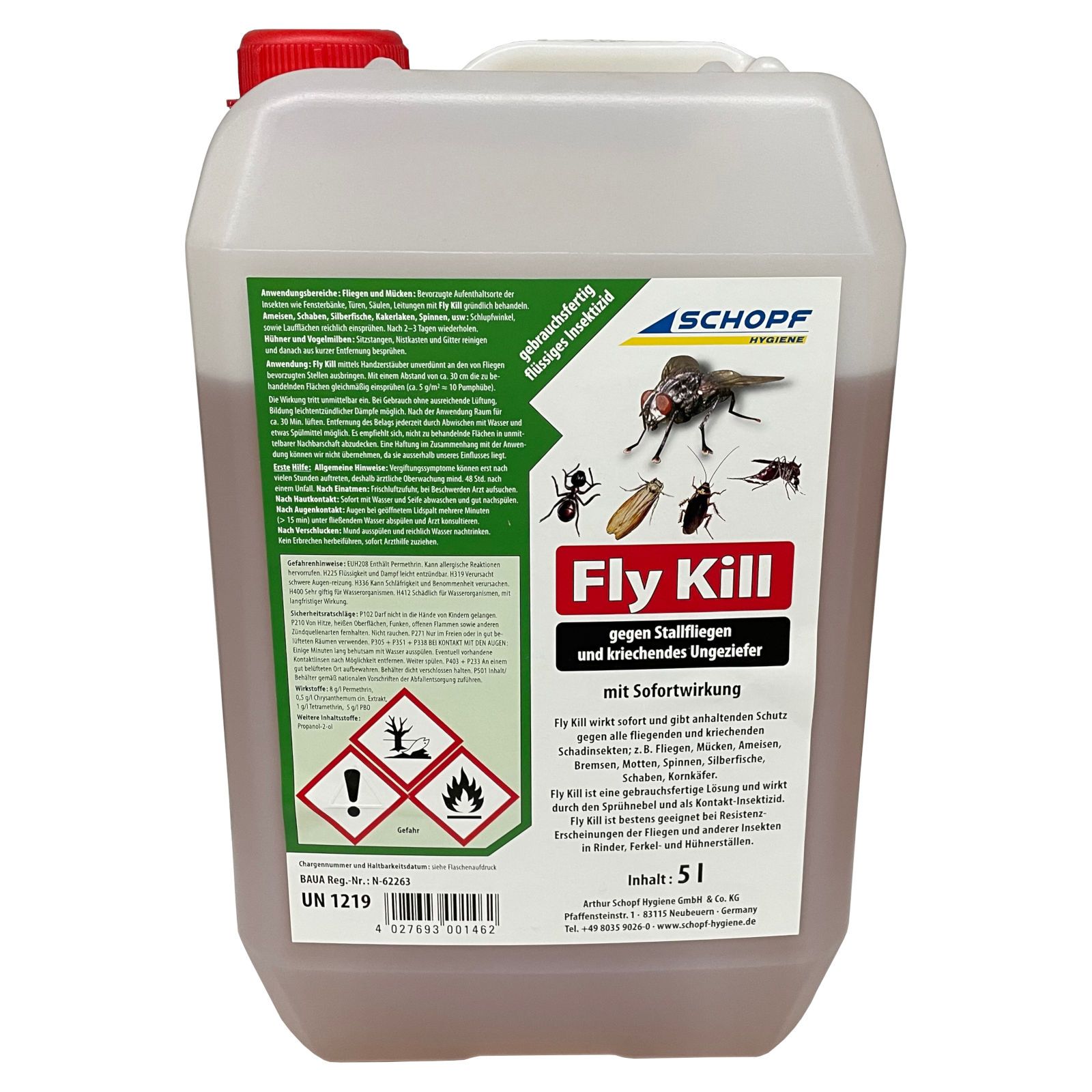 Schopf Fly Kill - gegen Stallfliegen und kriechendes Ungeziefer
