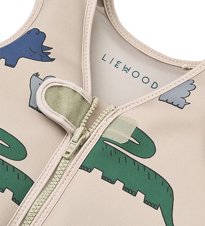 Liewood Schwimmweste - 19-30 kg - Dove - Dinosaurs/Mist