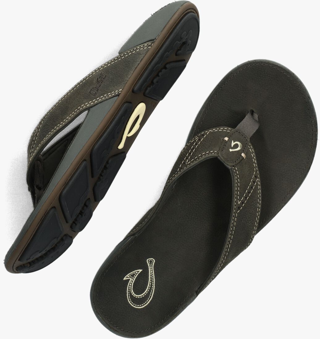 OLUKAI grijze olukai teenslippers nui