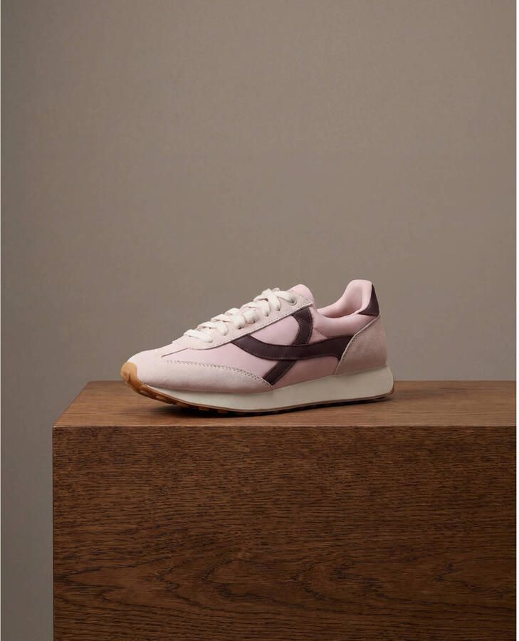 Boax Homerun leren sneakers lichtroze
