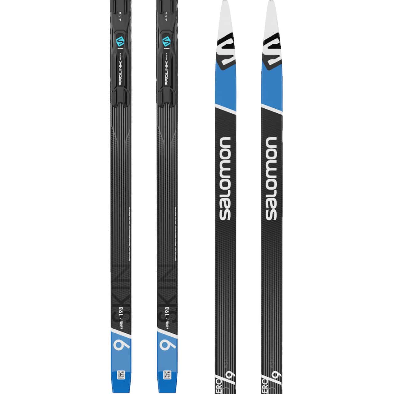 Salomon Aero 9 eSkin (2022/23) - Set incl. Prolink Shift Pro CL | Salomon Langlaufski | Salomon Skier | Salomon | S | MARKEN | XSPO