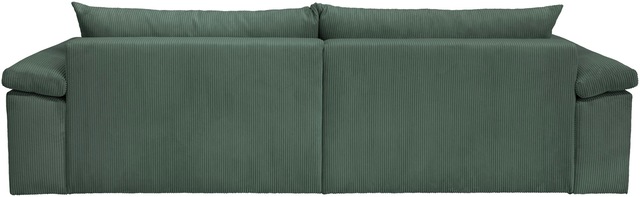 Home affaire Ecksofa »Soft&Cosy XXL L-Form, B: 303 cm« Mega-Sofa, Cord oder Chenille-Struktur, mit Federkern & 4 Zierkissen