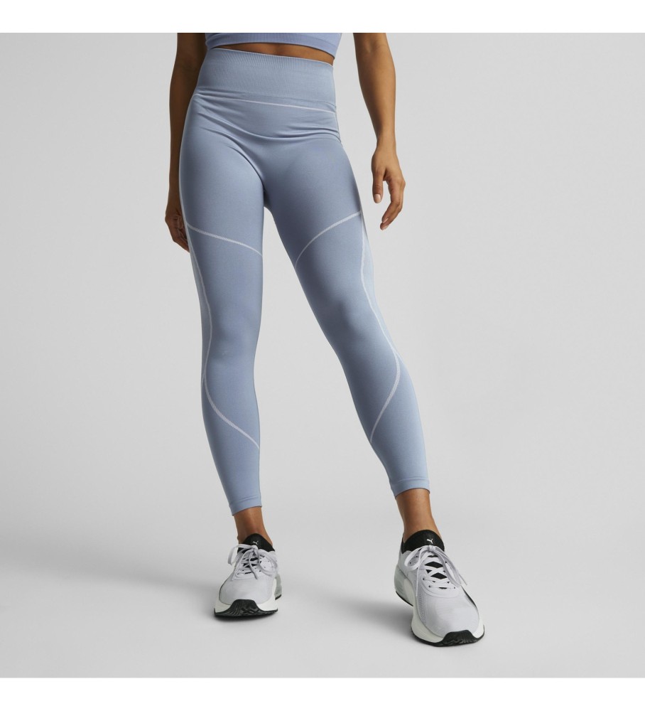 Calça legging sem costura Puma Formknit azul