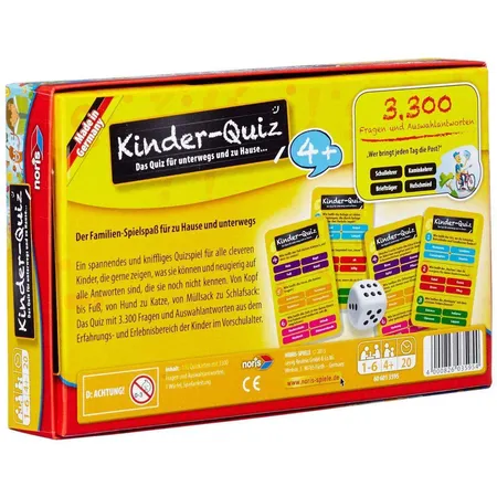 Noris Spiele Kinder-Quiz für schlaue Kids