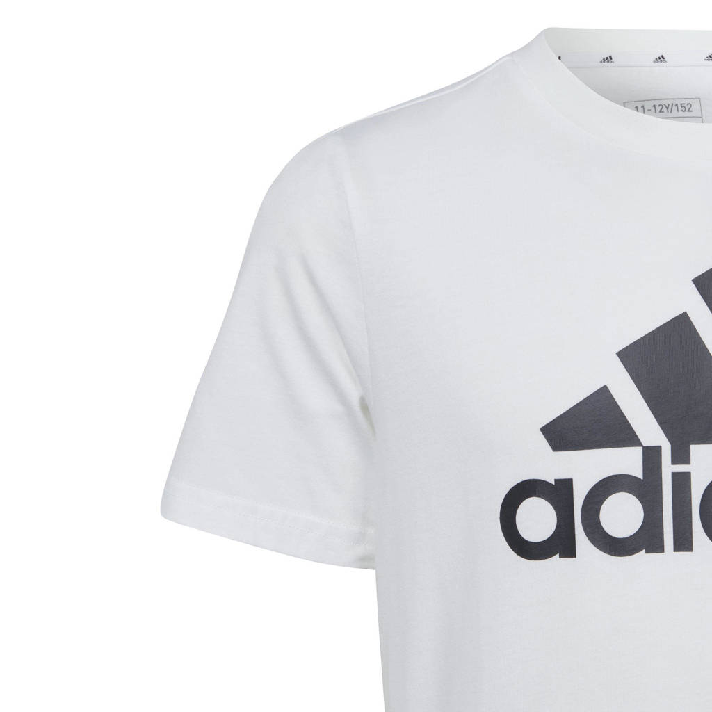 adidas T-shirt wit/zwart