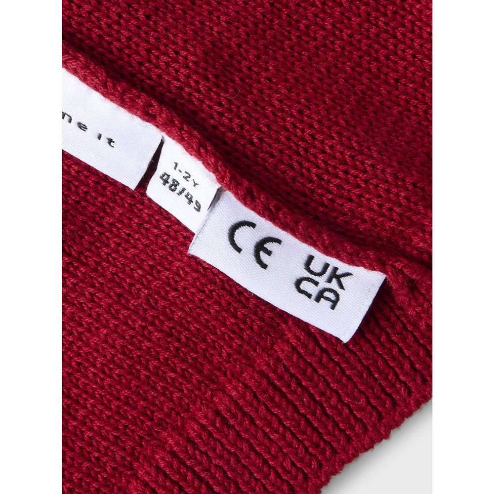 Køb Name It Jester Red Solid No Lurex Nmnrinjaha Nissehue