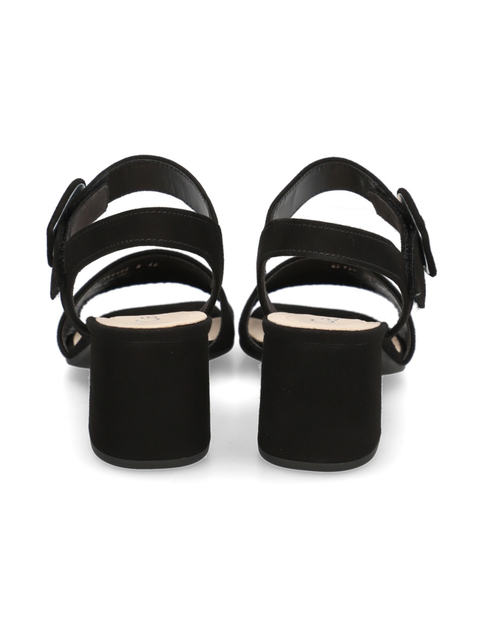 Veloursleder Sandale