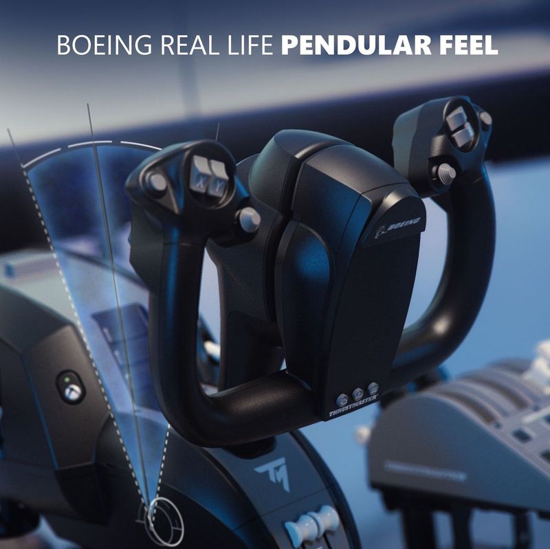 Thrustmaster - TCA Yoke Pack Boeing Edition - Gamecontroller - Zwart - Compatibel met Xbox en PC