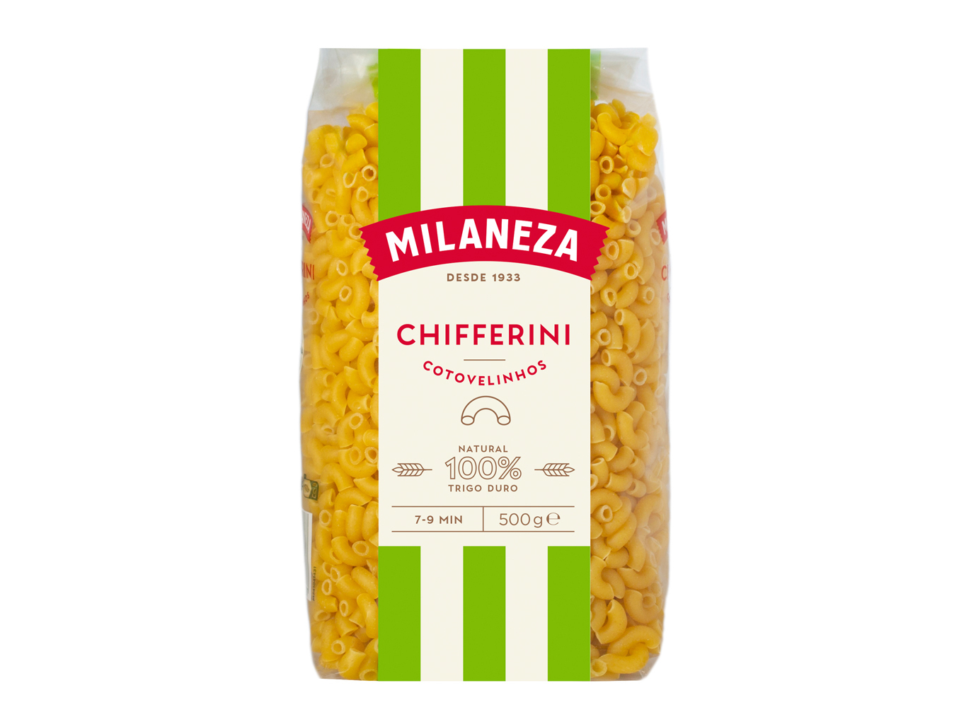 MASSA MILANEZA COTOVELINHOS 500G