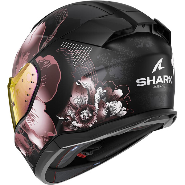 Shark - Casque D-Skwal 3 Mayfer Noir / Rose Clair / Mat
