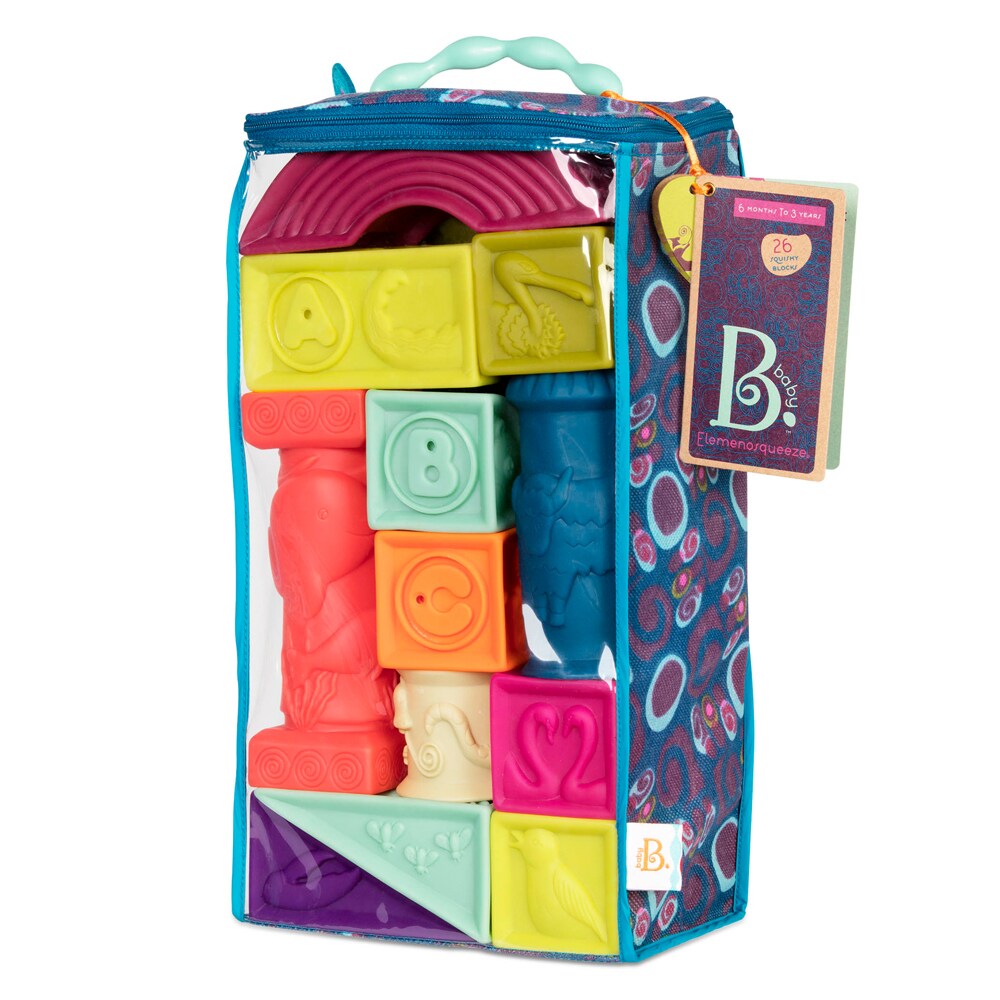 B.TOYS B. Elemenosqueeze Bauklötze