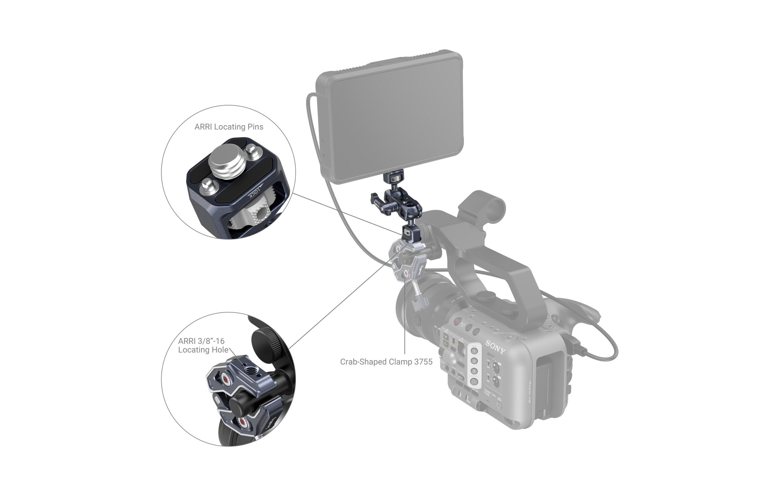 Magic Arm with Dual Ball Heads (1/4-20 + ARRI)Magic Arm mit zwei Kugelköpfen
