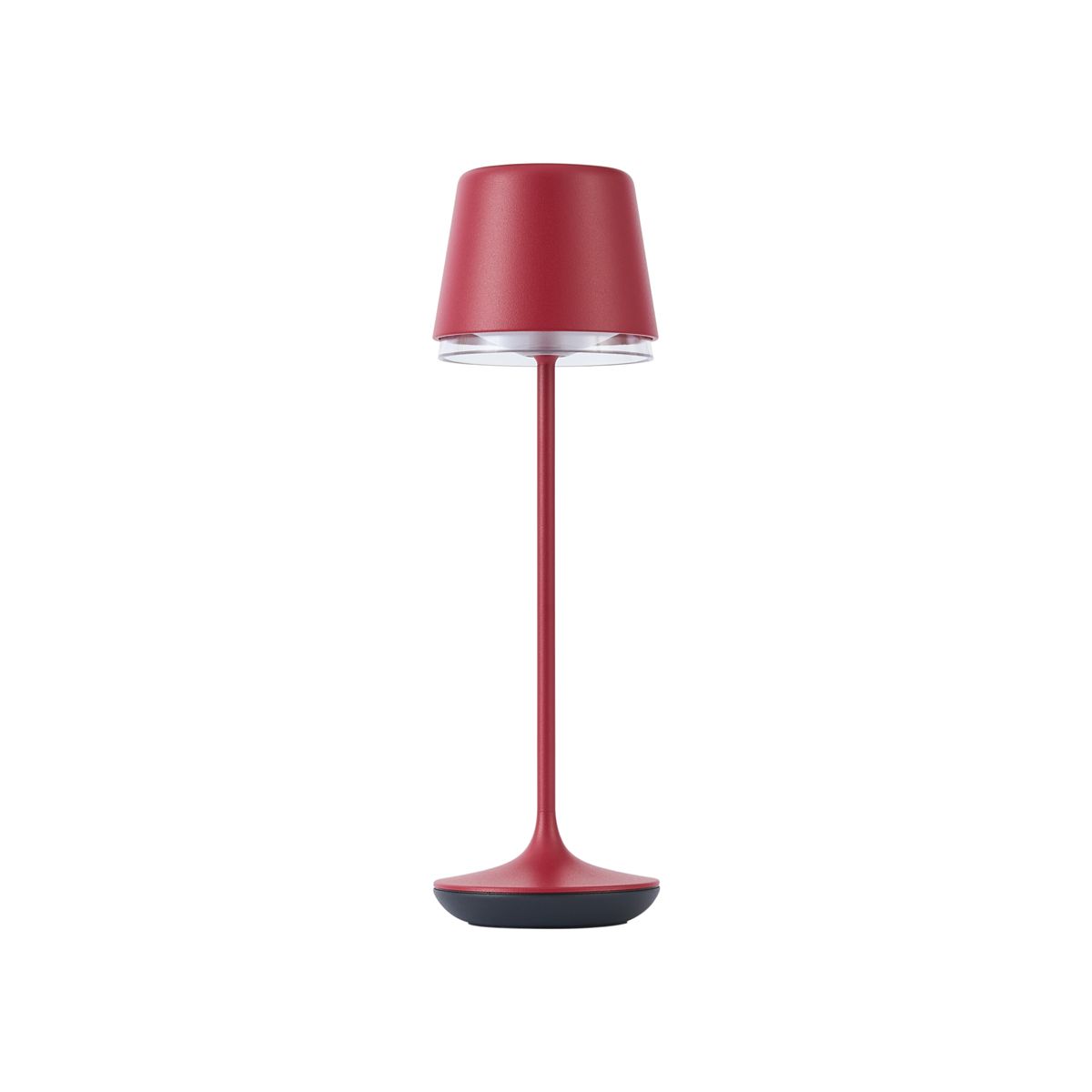 Tafellamp rood incl. LED IP65 oplaadbaar met laadstation - Treble