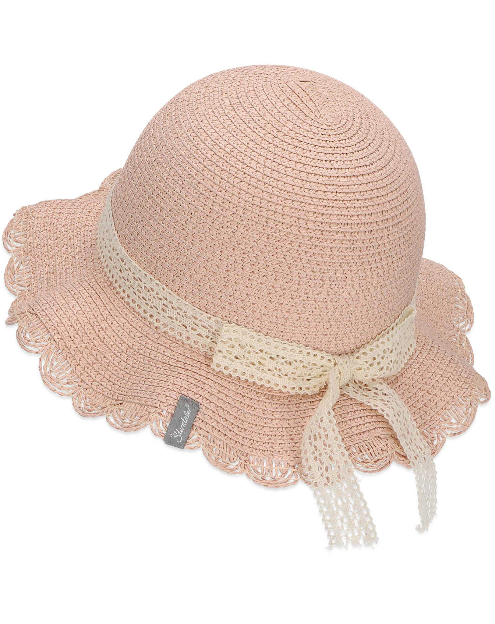Strohhut LITTLE MISS in zartrosa
