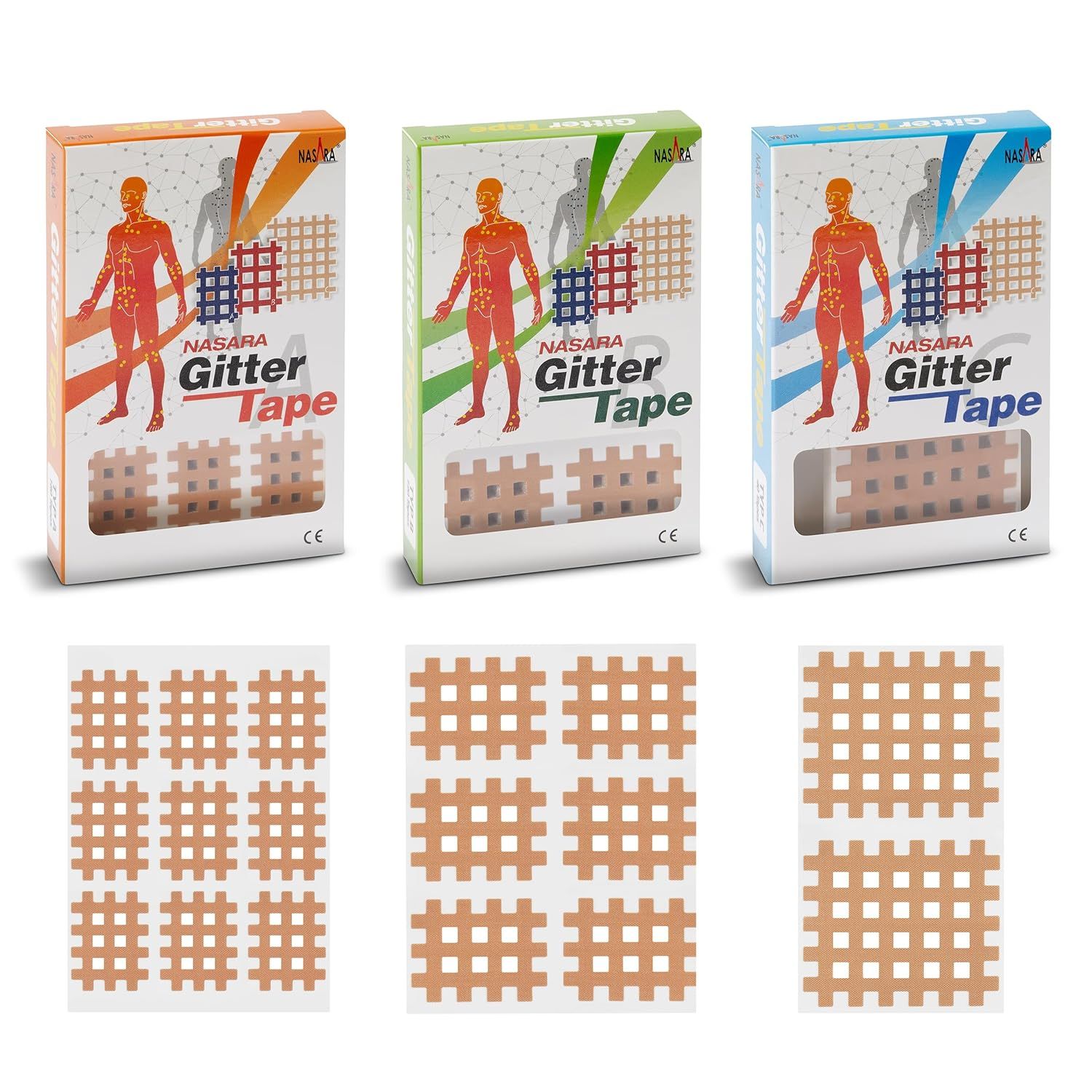 NASARA Original Gitter Tape Set