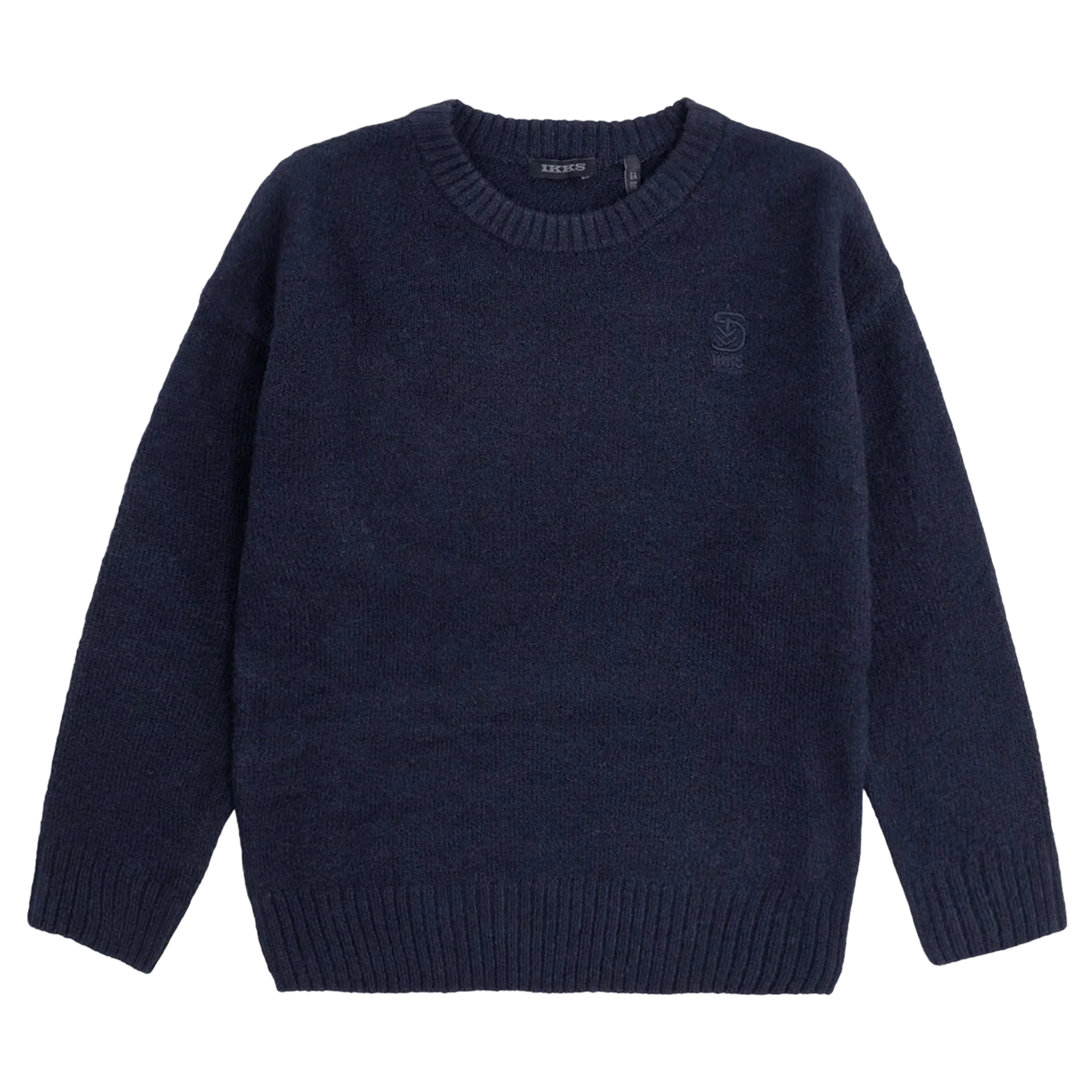 Pull droit tricot| Bleu