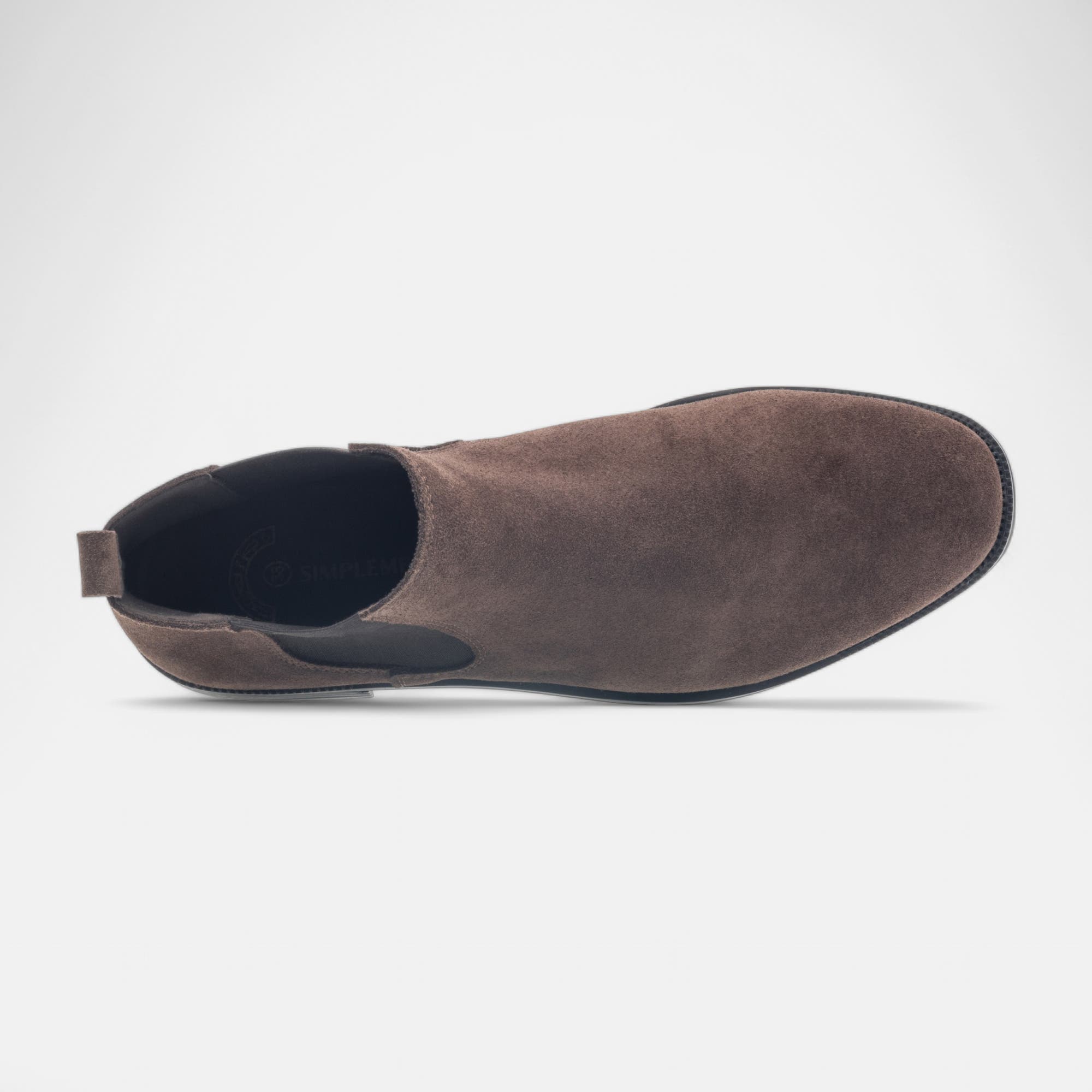 Boots chelsea Femme en cuir taupe