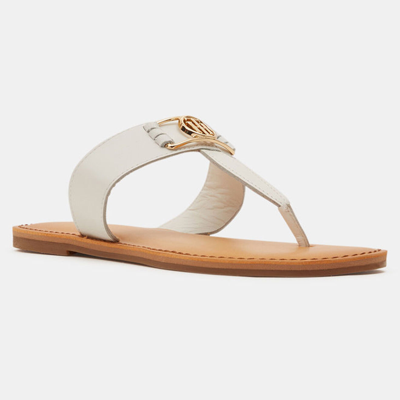 Tommy Hilfiger Sandales Th Hardware blanches