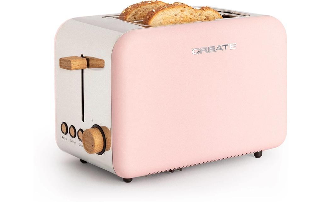 Toaster Retro PastelrosaToaster im Retro-Design