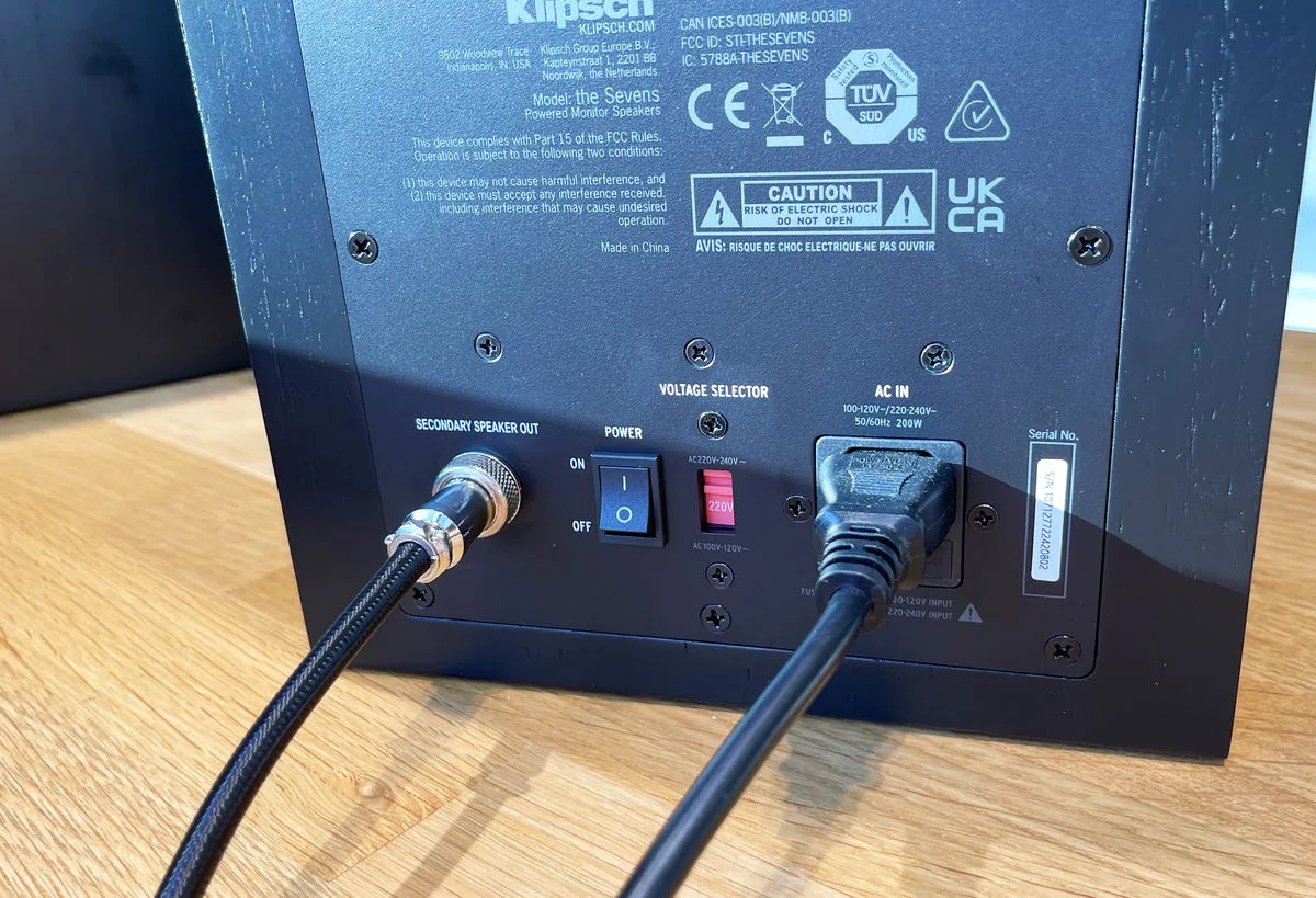 Klipsch The Sevens Noir mat (la paire) Enceintes sans fil hi-fi