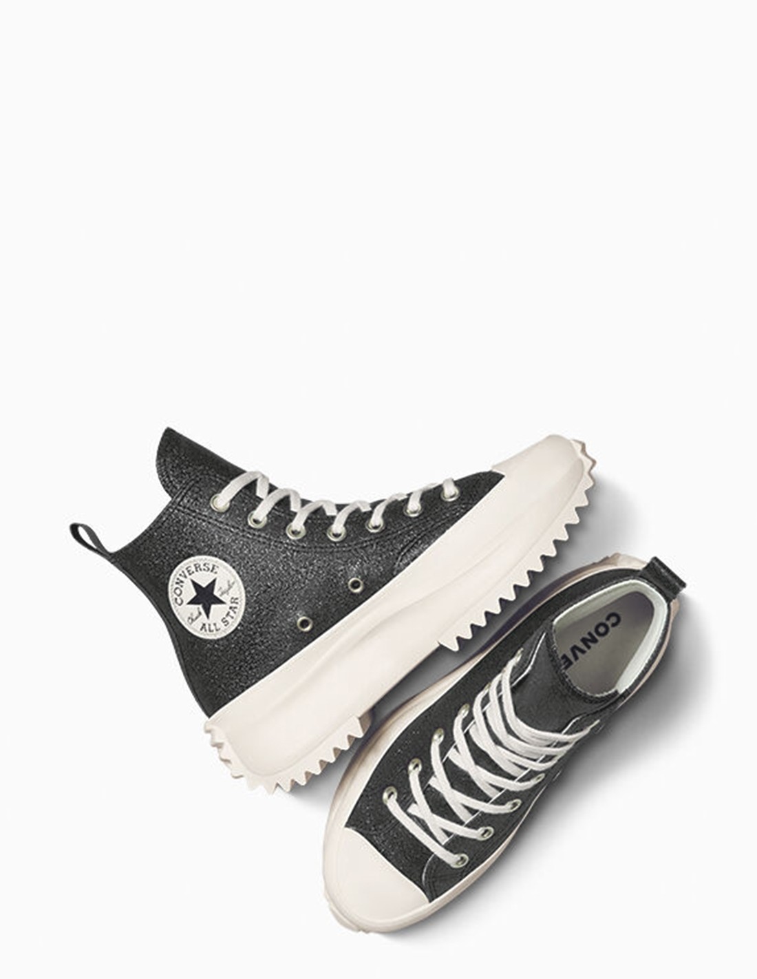 converse Sneakers Femme Run Star Hike Hi Black/Egret/Egret
