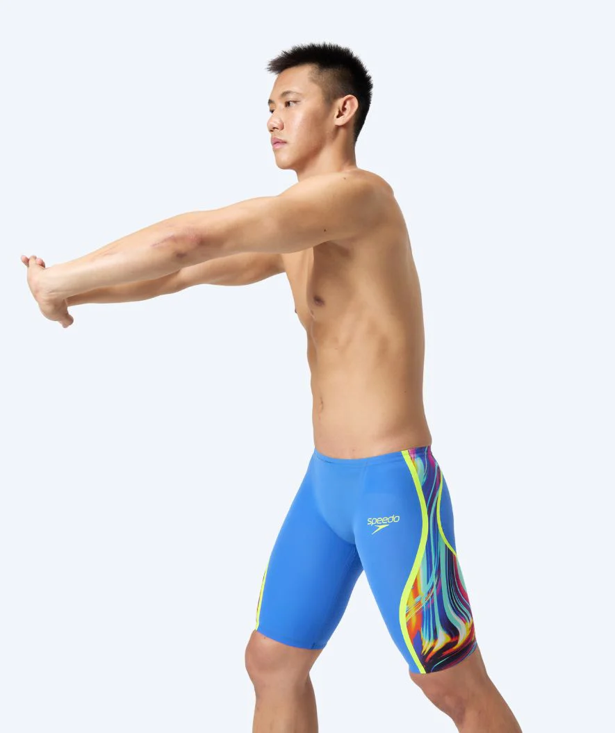 Speedo konkurrence badebukser til mænd - LZR Pure Intent 2.0 - Lyseblå/multi