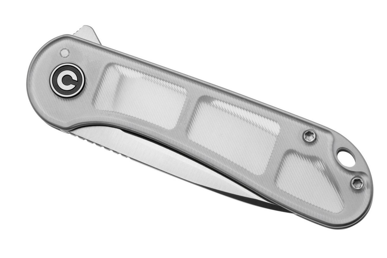 CIVIVI Elementum C907A-7 Satin D2, Polished Clear Lexan, zakmes