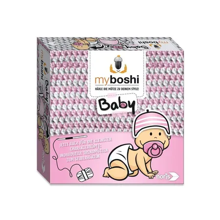 Noris Spiele myboshi Baby Hamamatsu/lwaki, rosa-weiß