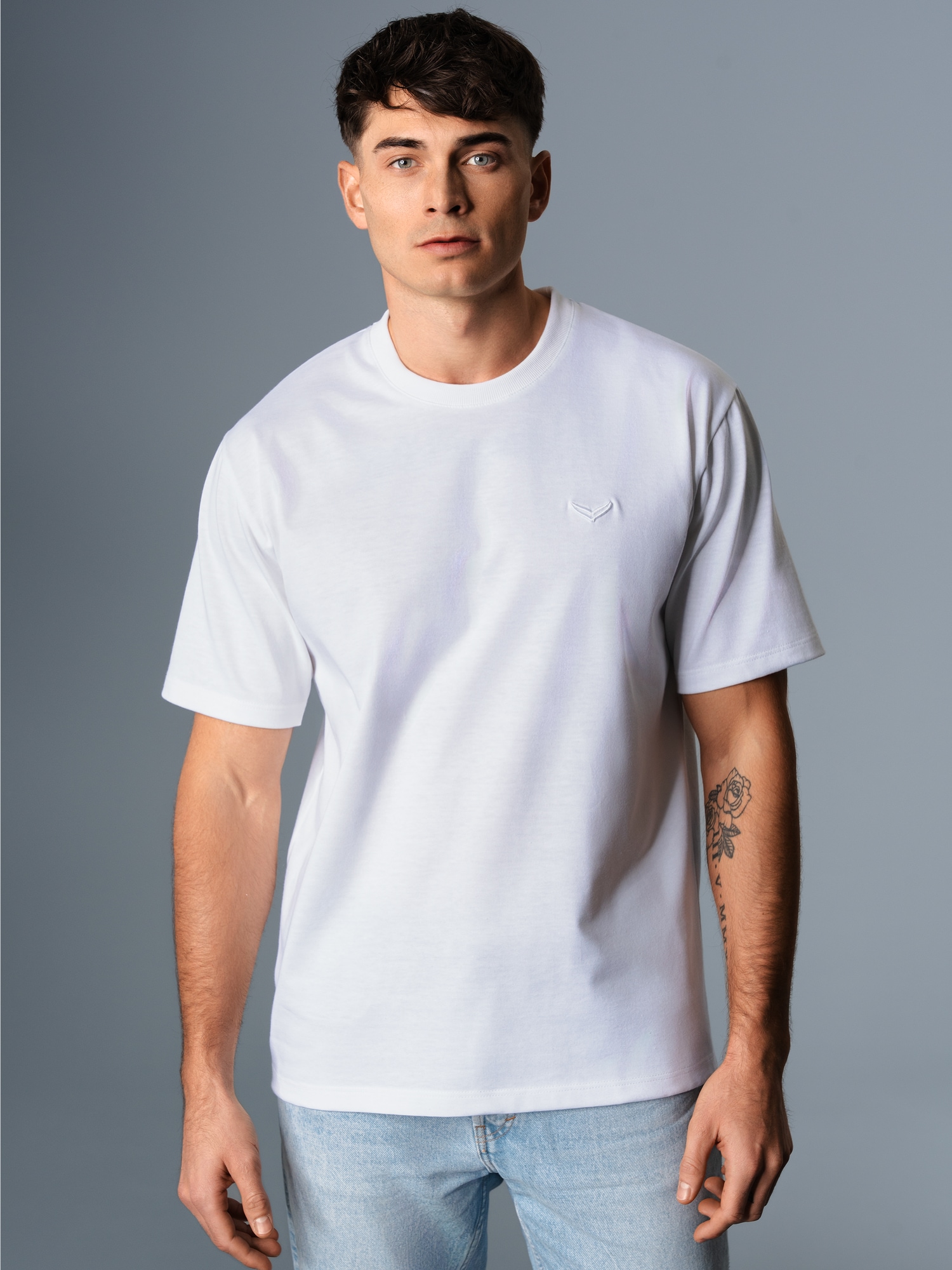 Heavy Oversized T-Shirt Weiss