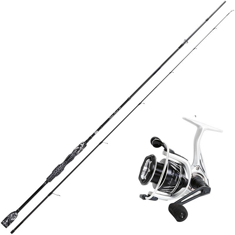 Ensemble Spinning Stucki Fishing Combo Silver Dust