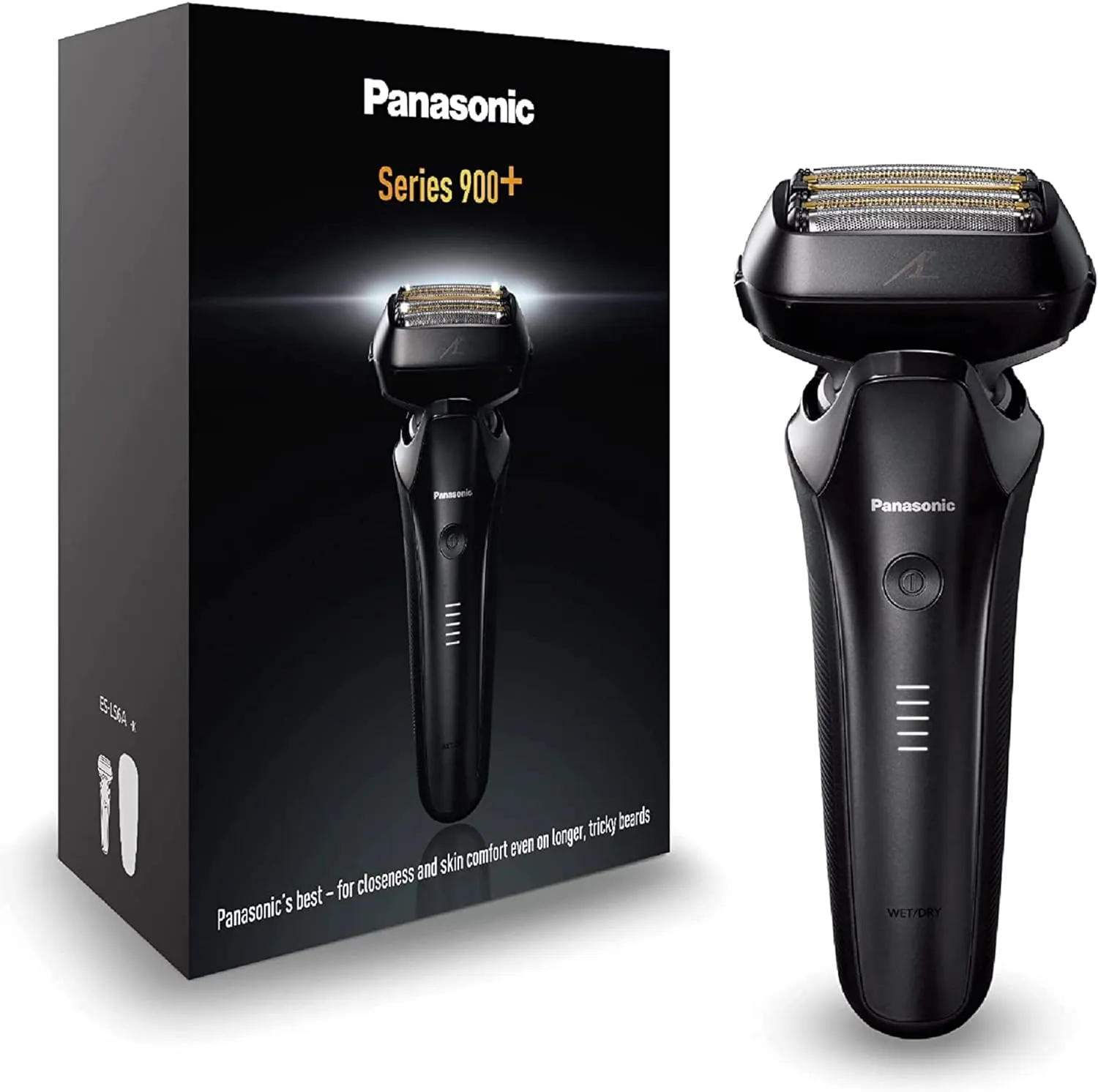 Panasonic ES-LS6A-K803 Herren-Nass- und Trockenrasierer mit 6 Klingen
