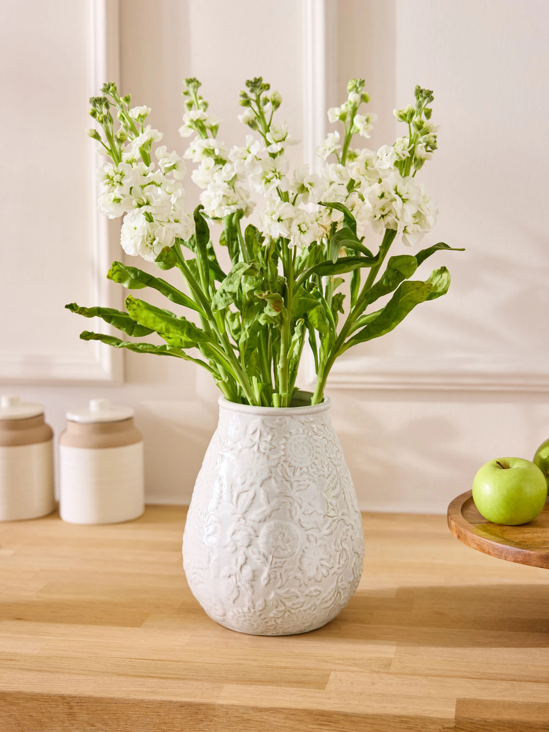 Ceramic Vintage Embossed Vase