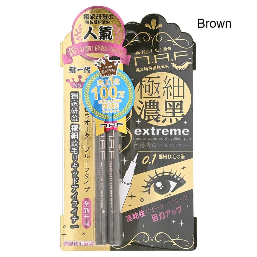 NAF - Extreme Slender Waterproof Eyeliner Pen