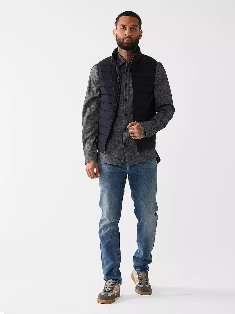 EMPORIO ARMANI Daunen Steppgilet dunkelblau