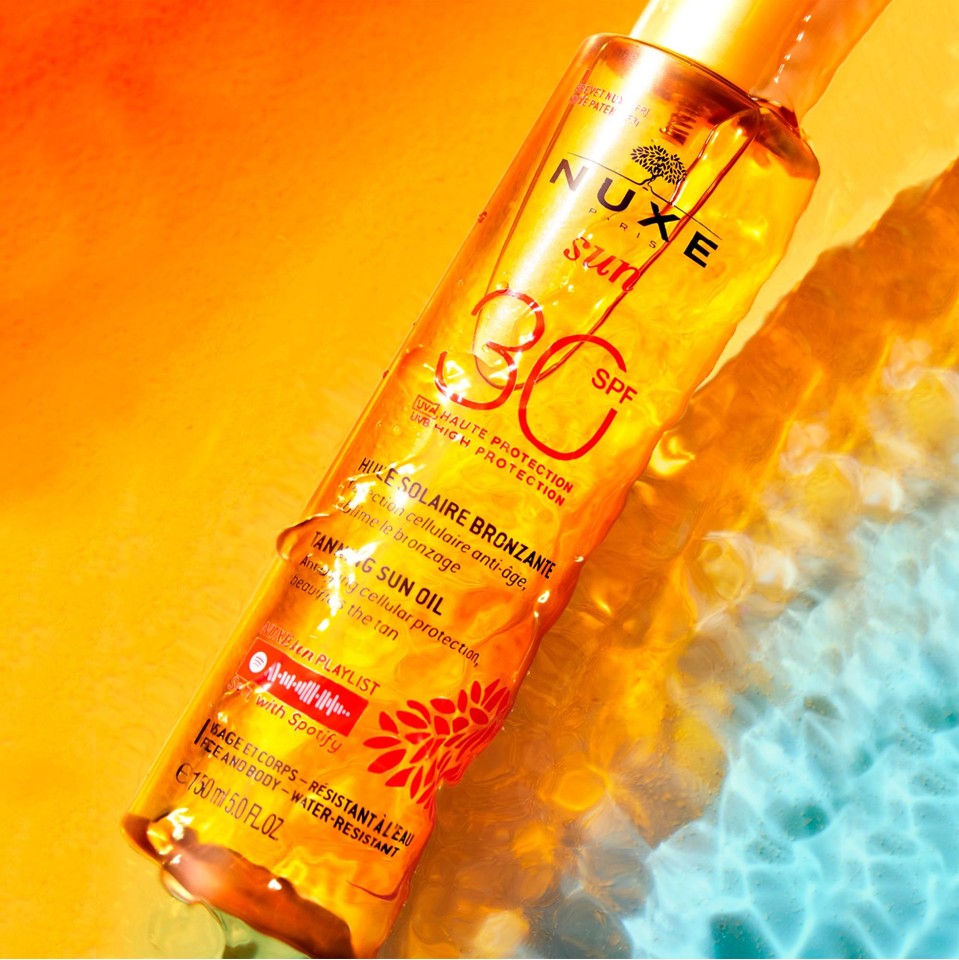 Nuxe Sun - Tanning Oil Face and Body SPF 30 150 ml - Solcreme
