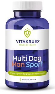 Vitakruid Multi Dag Man Sport Tabletten 90TB