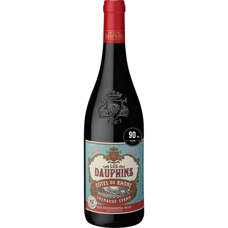 Les Dauphins Reserve côtes du rhône rouge