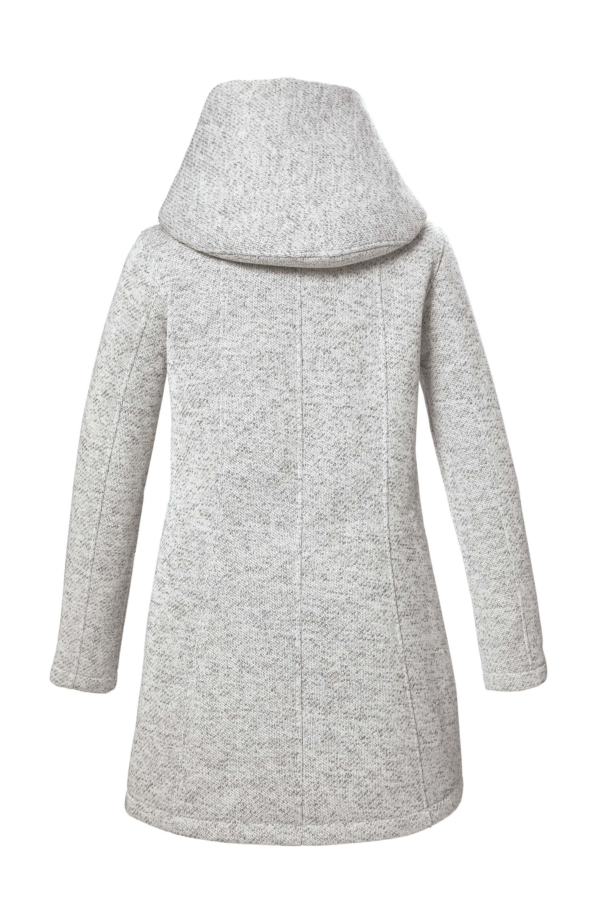 G.I.G.A. DX by killtec Fleecejacke »GW 75 WMN KNTFLC PRK« Strickfleeceparka mit Kapuze, Melange-Optik, 2-Wege-Reissverschluss