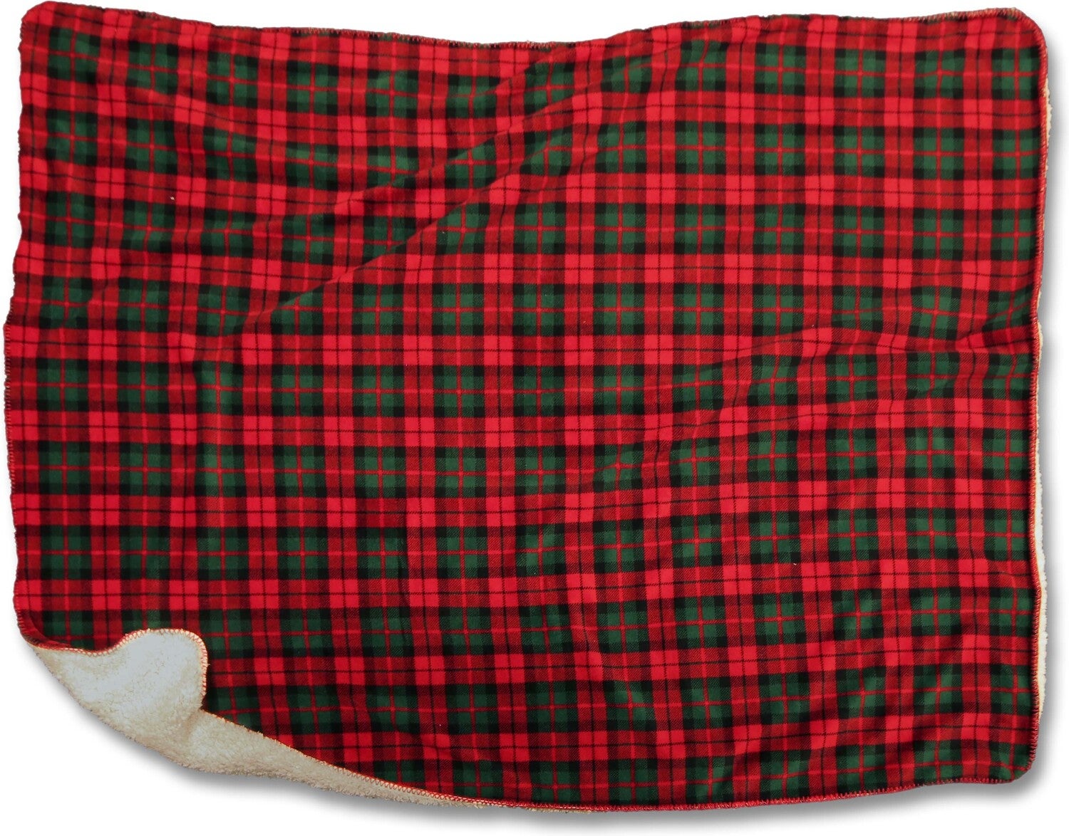 Unique Living plaid Falun rood 130 x 160 cm