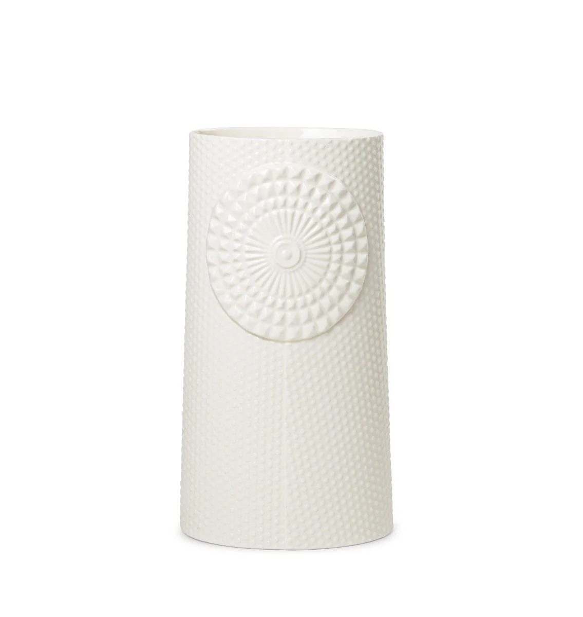 Dottir  Pipanella dot large oval vase - Hvid