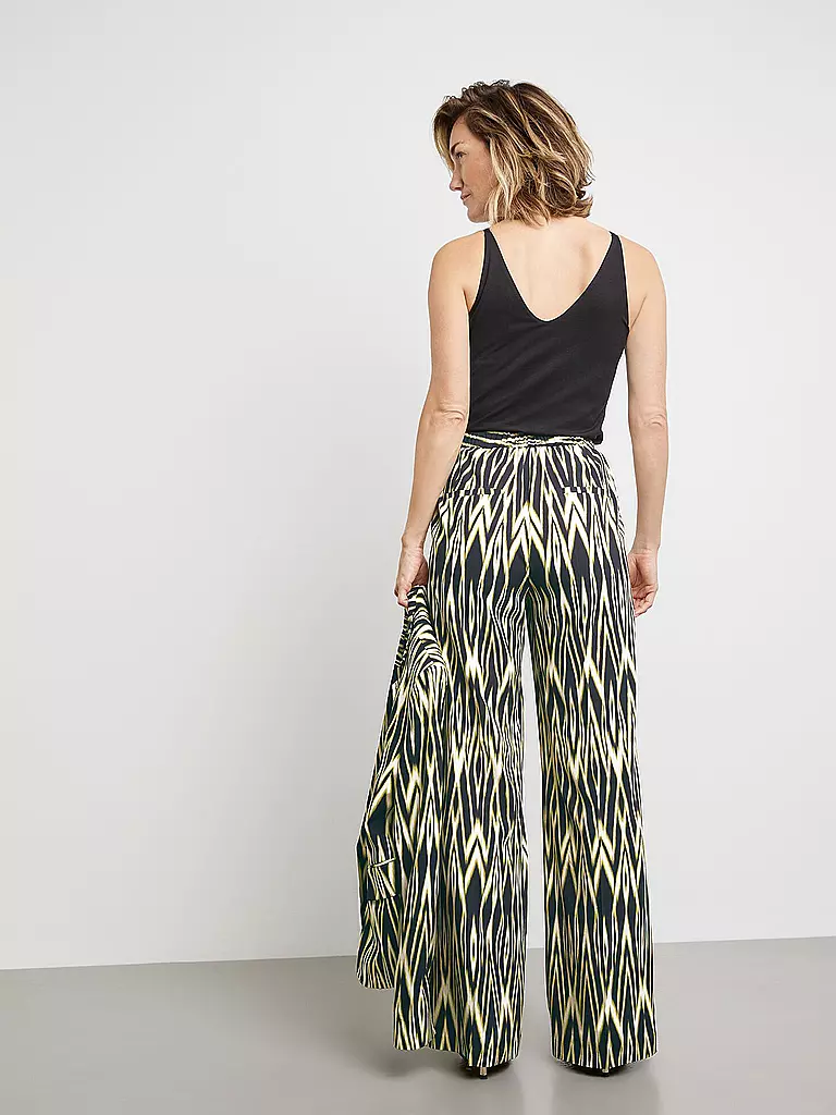 GERRY WEBER Marlenehose schwarz