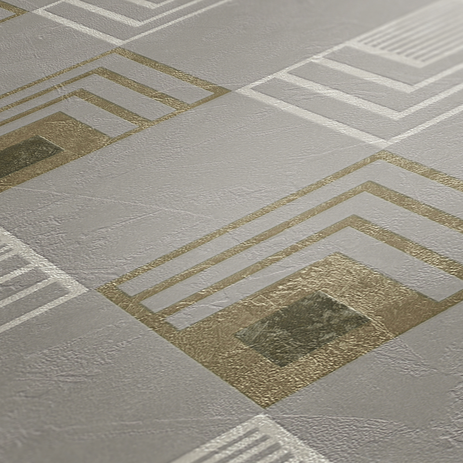 Vliestapete NEW LIFE - grau-beige - 10 Meter