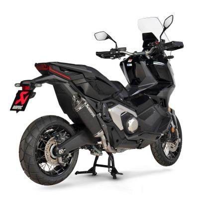 Silencieux Akrapovic Titane noir embout Carbone - Gris / Noir