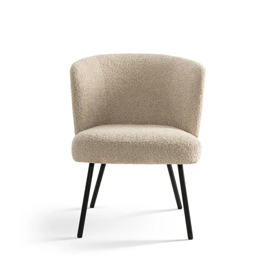 Furnihaus Fauteuil Cindy Boucle Beige Stof
