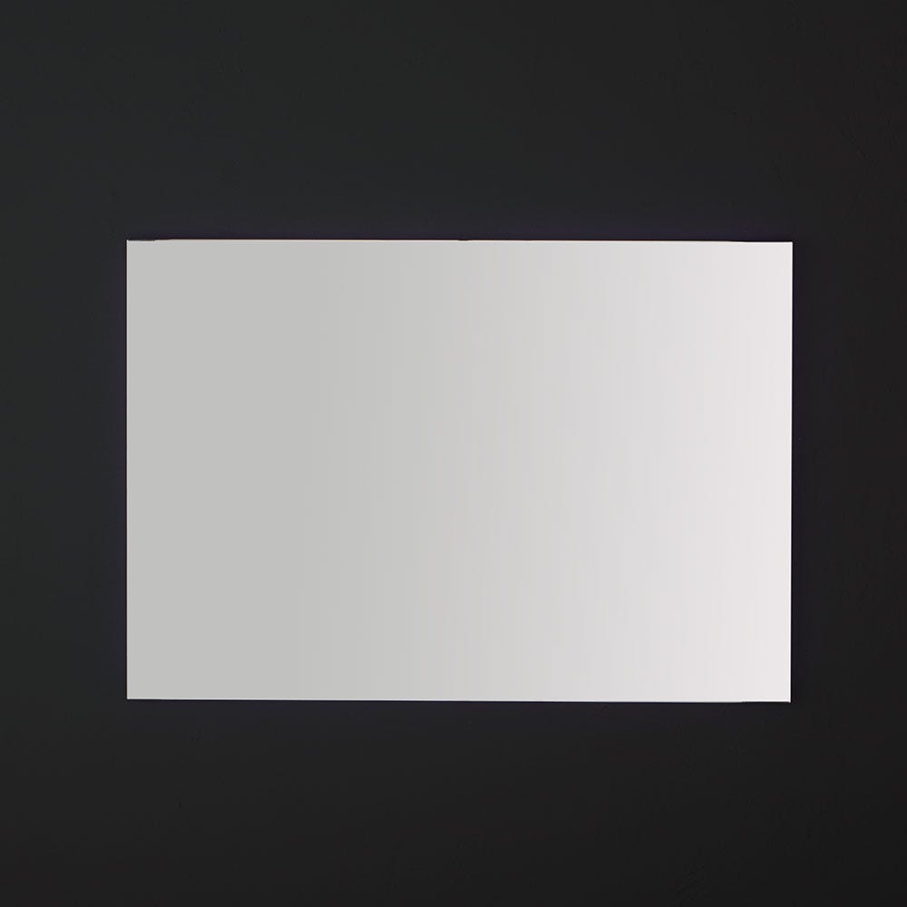 Badkamerspiegel met LED-achtergrondverlichting 100 x 70 cm