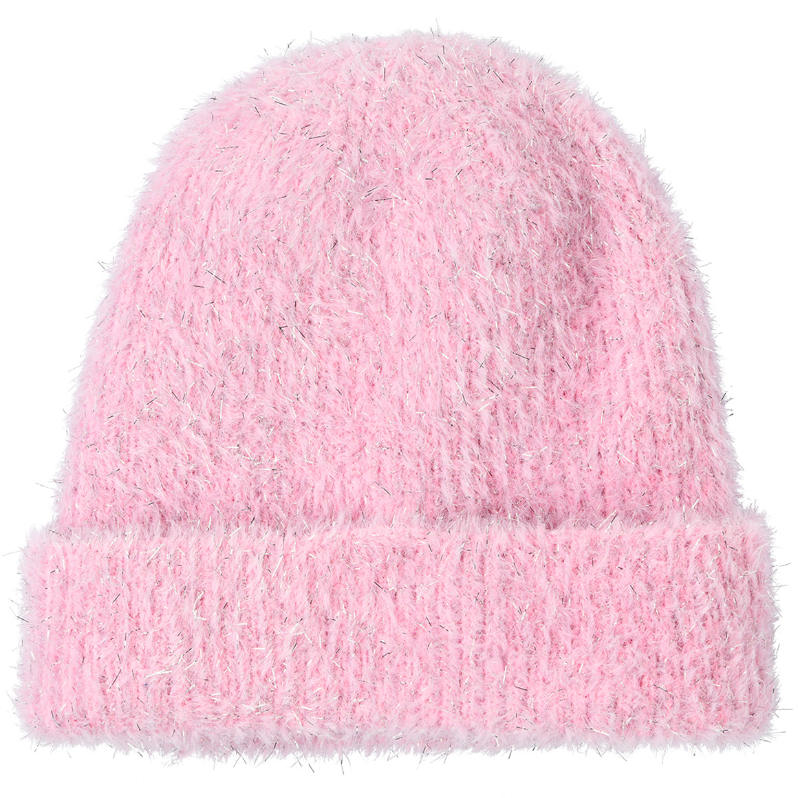 Yigga Mädchen Mütze mit Effektgarn rosa