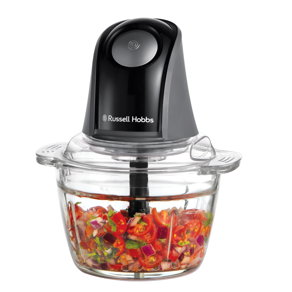 Russell Hobbs - Matte Charcoal Minihakker - Matte Charcoal - 1L