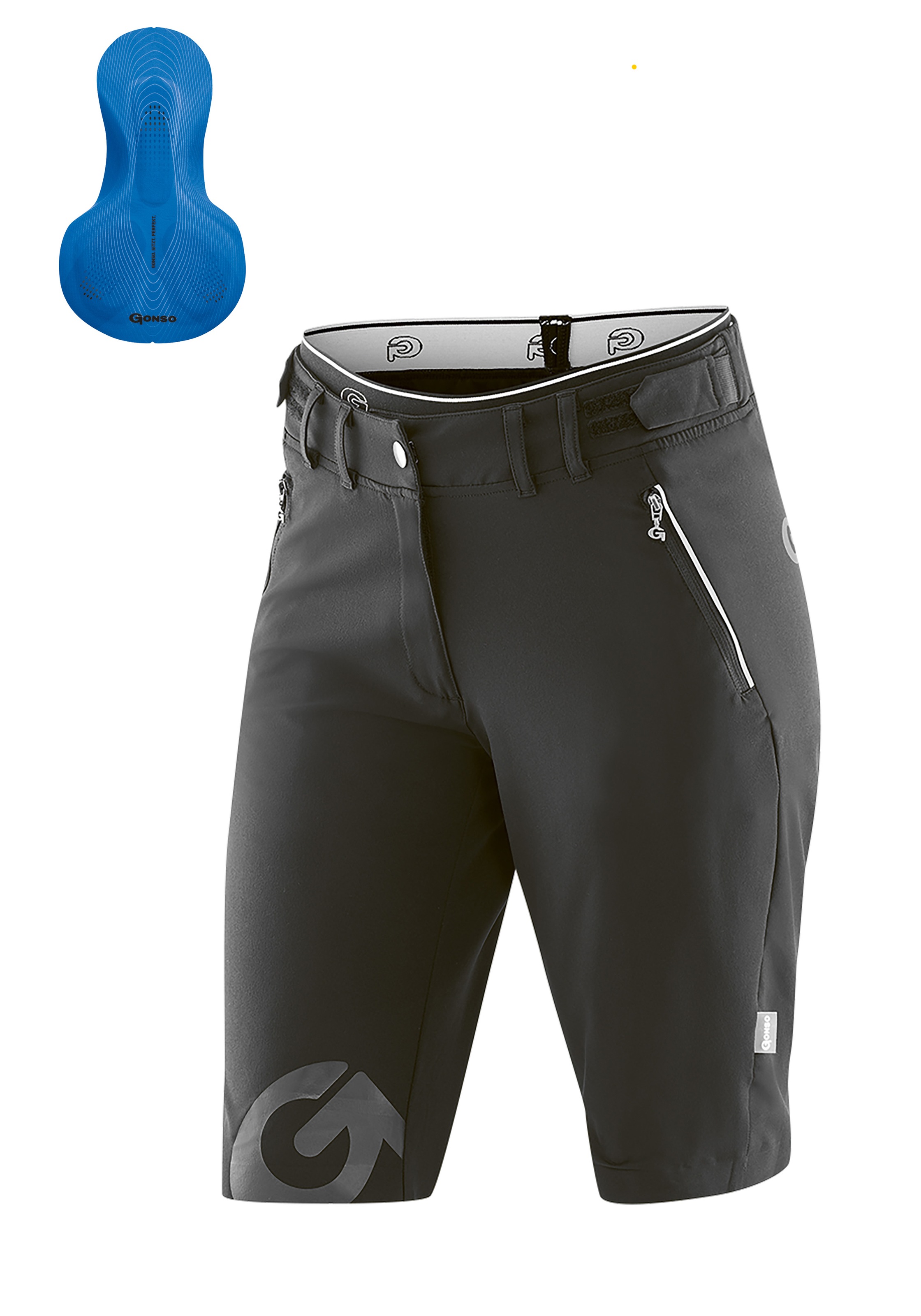 Gonso Fahrradhose »Sitivo Shorts W«  Bikeshorts mit innovativem Sitzpolsterkonzept